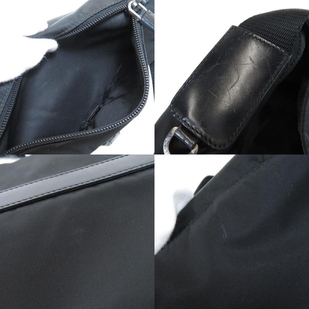 Prada logo plate shoulder bag nylon - Picture 9 of 10